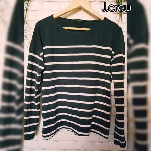 J.Crew stripped long sleeve - Picture 1 of 5